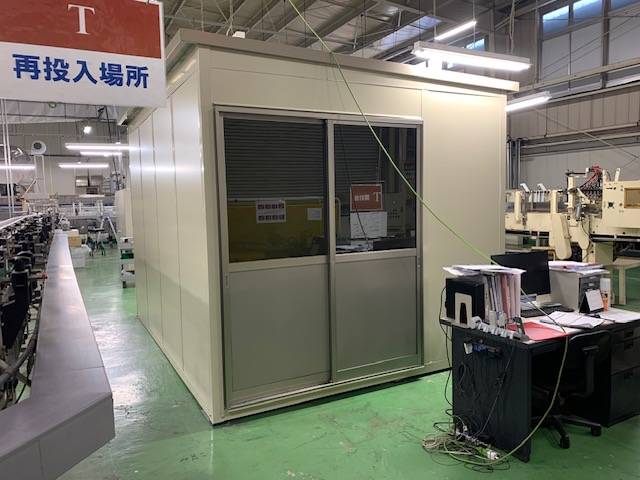 埼玉県児玉郡　パネルハウス　プレハブ　工場作業室