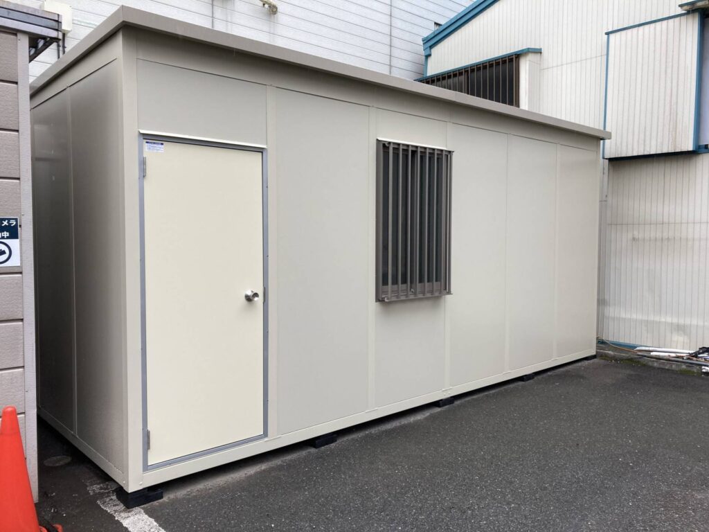 神奈川県横須賀市　パネルハウス(プレハブ)　従業員休憩室
