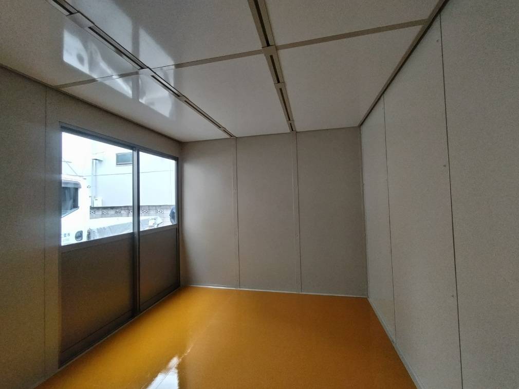 東京都板橋区 パネルハウス(プレハブ) 会社休憩室