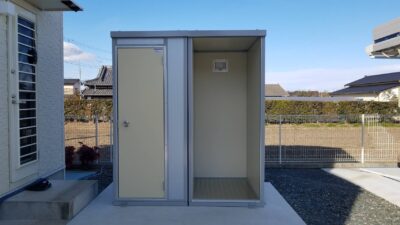 茨城県北茨城市　仮設トイレ　農作業用トイレ