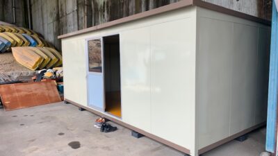 神奈川県足柄上郡 パネルハウス プレハブ 資材倉庫