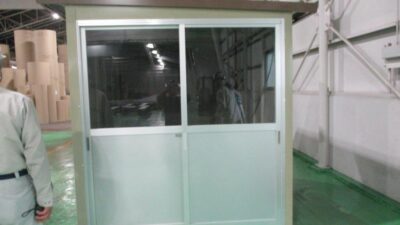 埼玉県八潮市 パネルハウス プレハブ 工場内休憩所