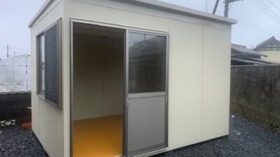 茨城県ひたちなか市　パネルハウス　プレハブ　自宅離れ洋菓子工房
