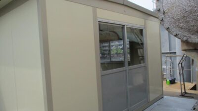 東京都大田区　パネルハウス　プレハブ　会社休憩室