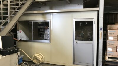 東京都練馬区　パネルハウス　プレハブ　物流倉庫事務所