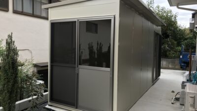 神奈川県横浜市　パネルハウス　プレハブ　作業場兼倉庫
