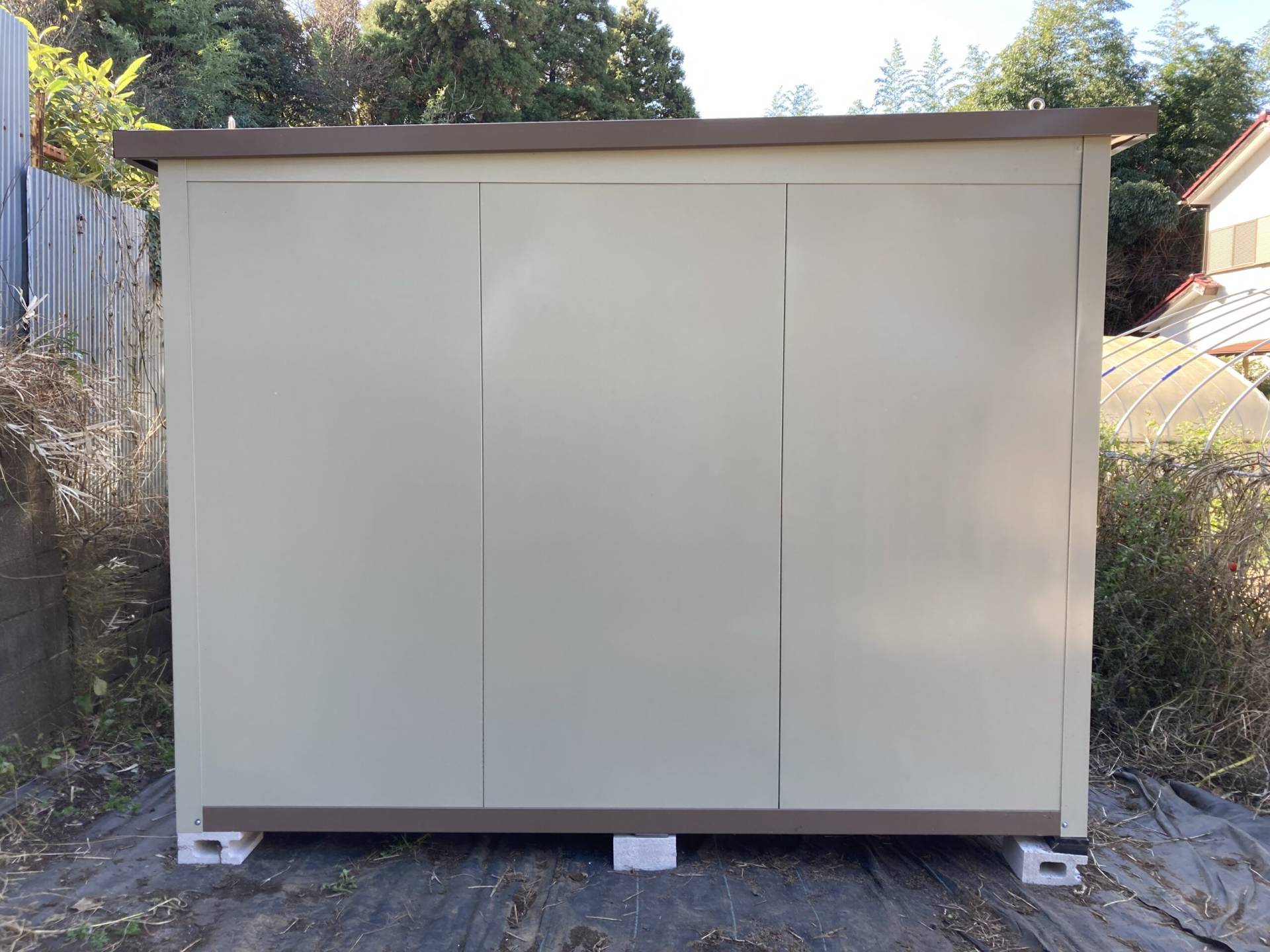 千葉県佐倉市　パネルハウス(プレハブ)　農業倉庫