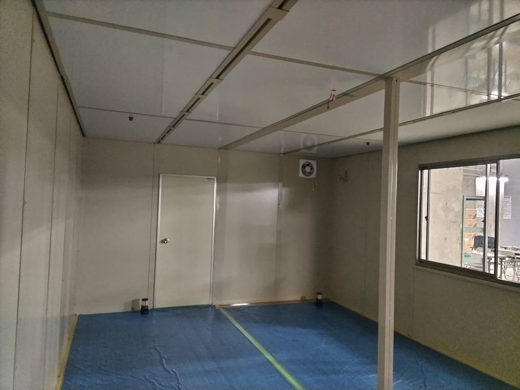 東京都新宿区　パネルハウス(プレハブ)　工事事務所