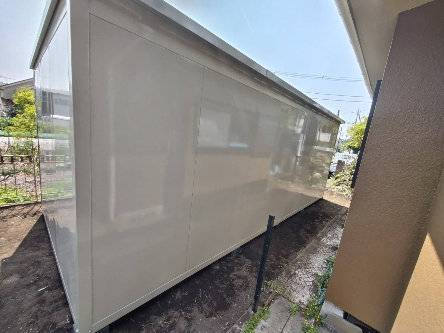 神奈川県相模原市　パネルハウス(プレハブ)　自宅用倉庫