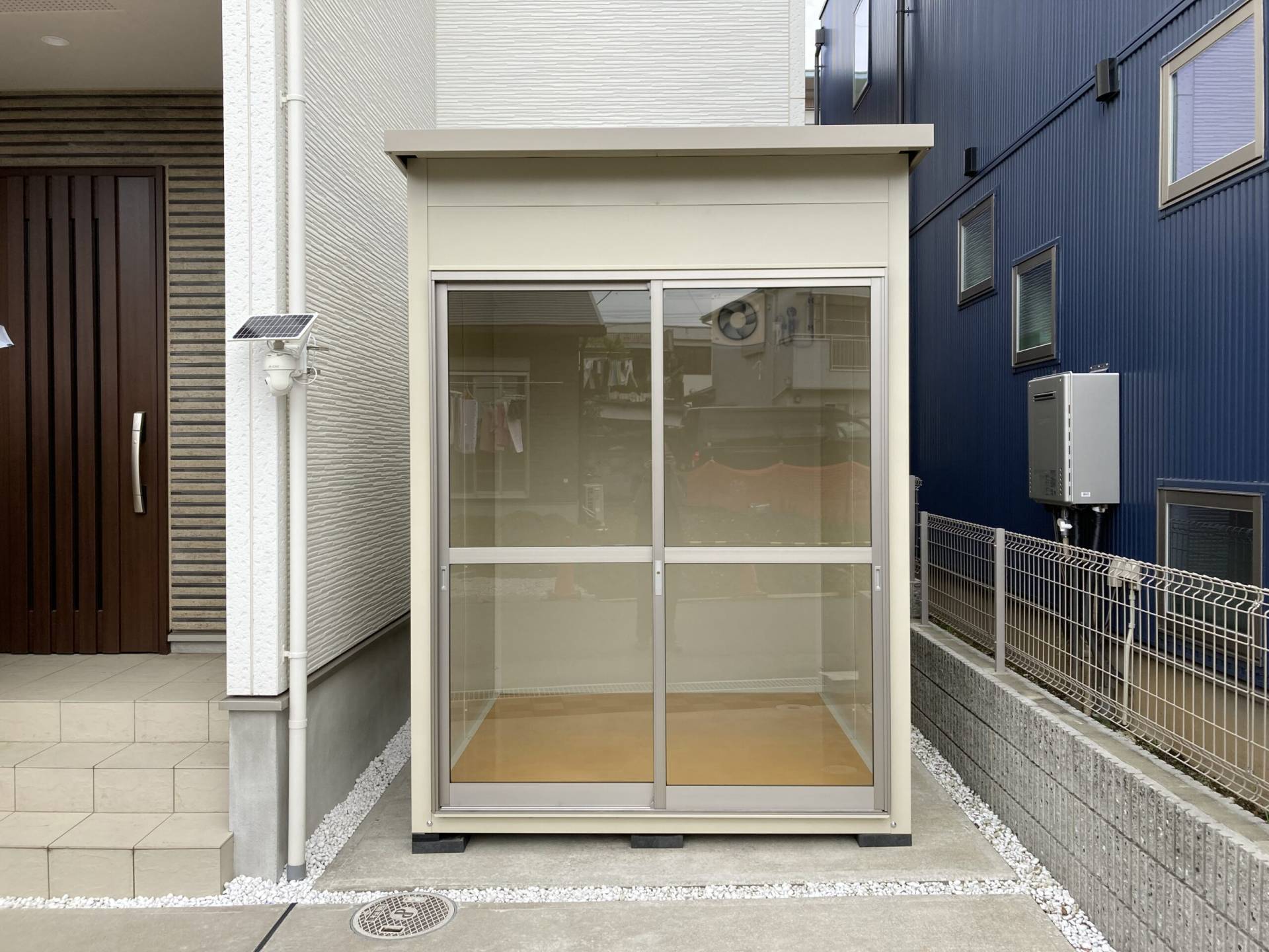 千葉県八千代市　パネルハウス(プレハブ)　ショールーム