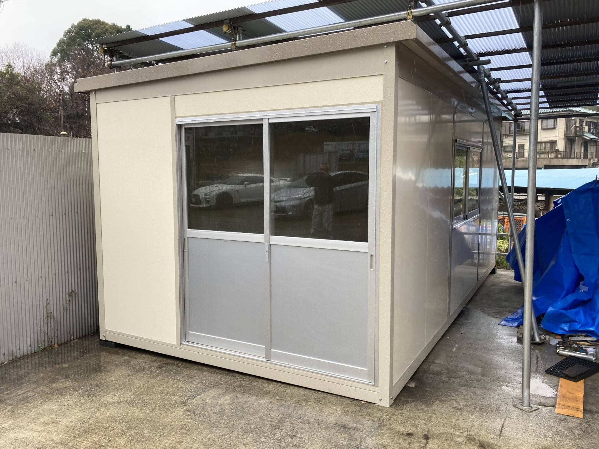 神奈川県三浦郡　パネルハウス(プレハブ)