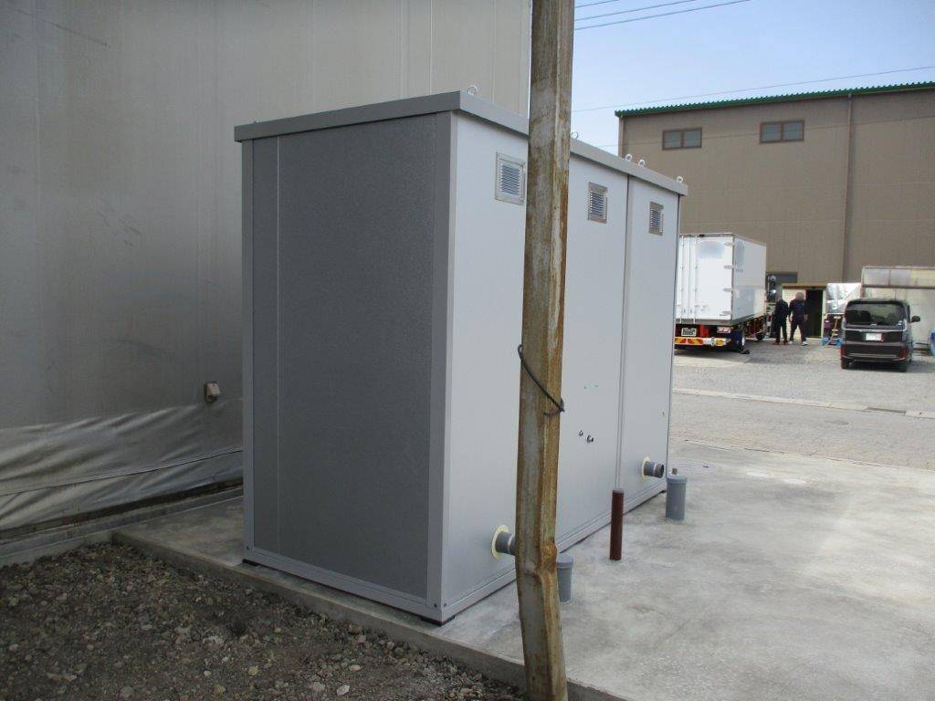 埼玉県春日部市　会社トイレ　仮設トイレ