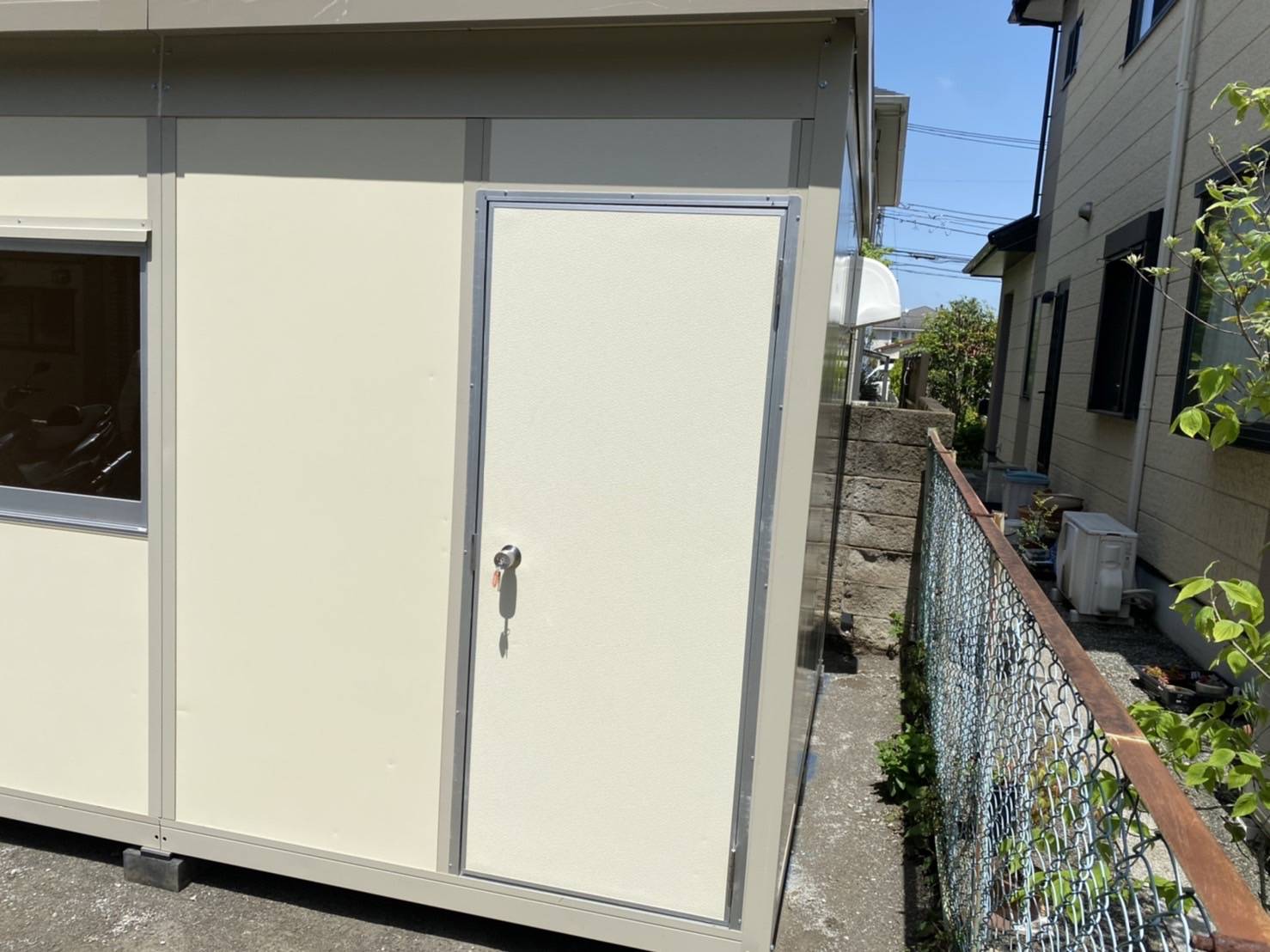 神奈川県厚木市　パネルハウス(プレハブ)　事務所