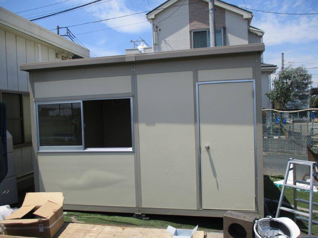 神奈川県大和市　パネルハウス(プレハブ)　施設休憩室
