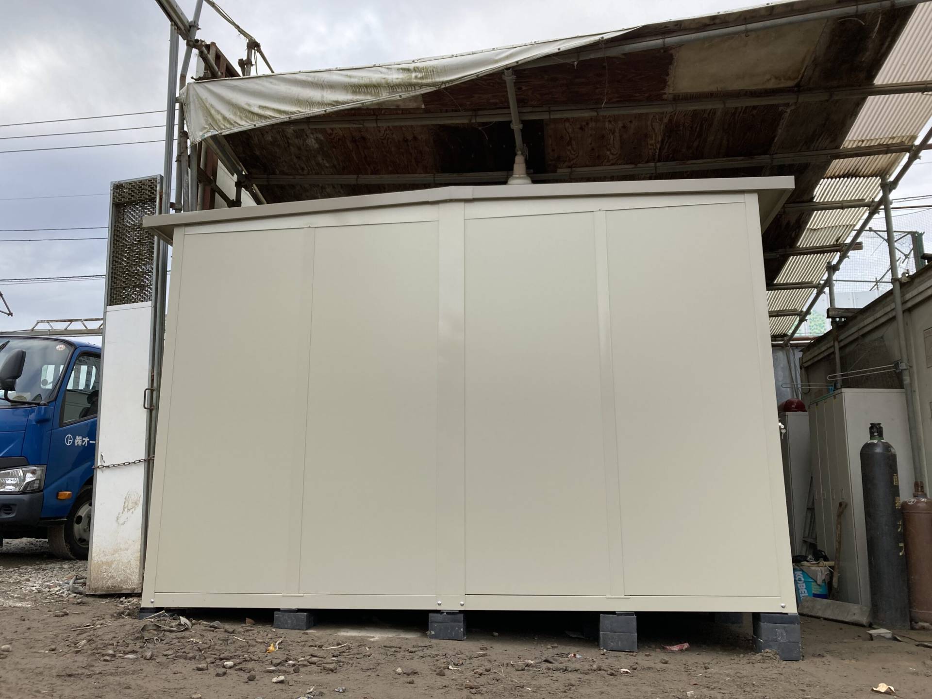 千葉県白井市　パネルハウス(プレハブ)　会社休憩室