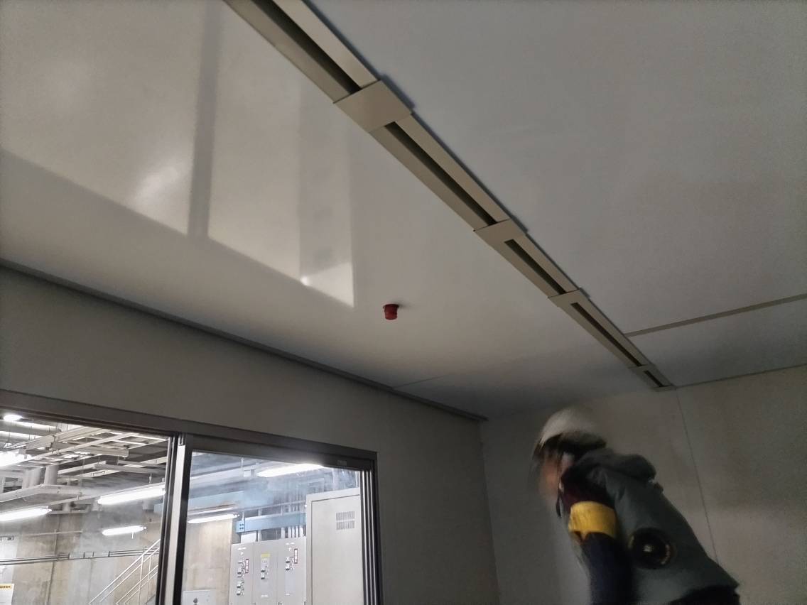 東京都新宿区　パネルハウス(プレハブ)　工事事務所