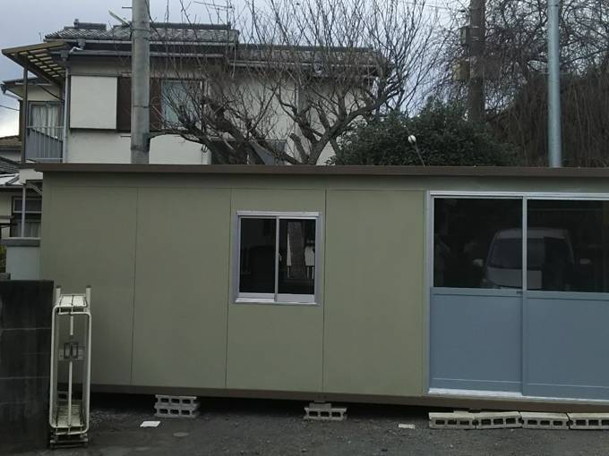 東京都東村山市　パネルハウス(プレハブ)