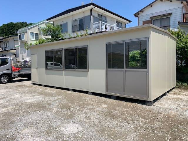 神奈川県横浜市戸塚区　パネルハウス(プレハブ)　資材倉庫