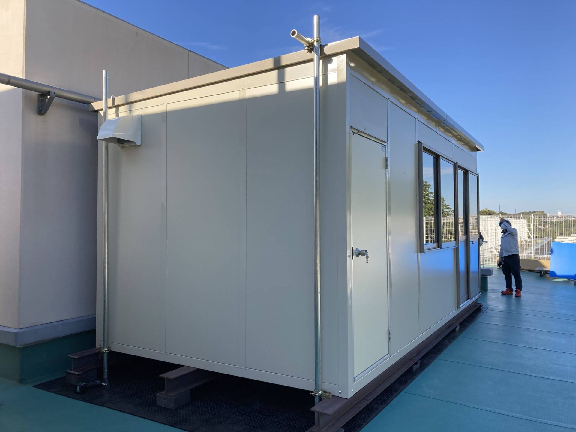 東京都町田市　パネルハウス(プレハブ)　病院倉庫