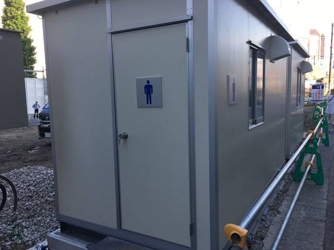 神奈川県鎌倉市　A社　仮設トイレ(屋外トイレ)