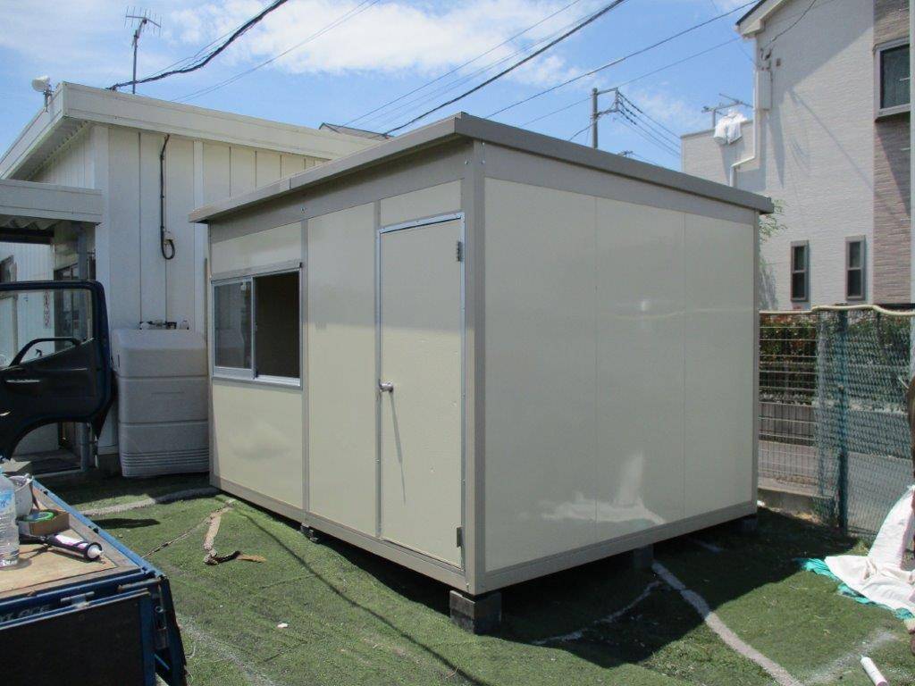 神奈川県大和市　パネルハウス(プレハブ)　施設休憩室