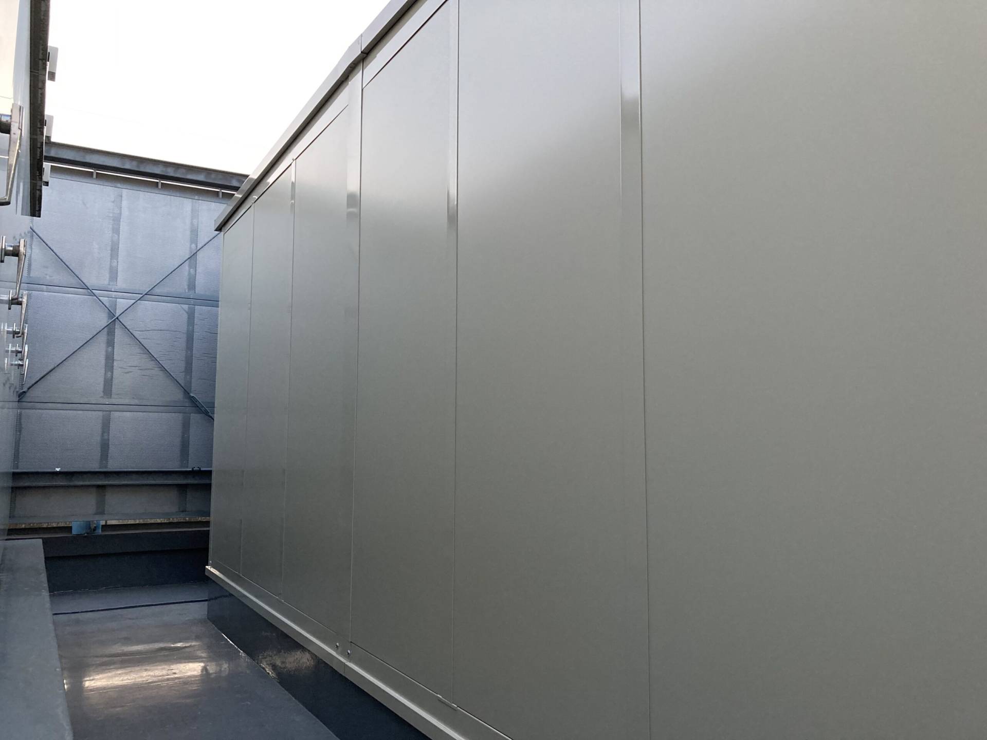 埼玉県川口市　パネルハウス(プレハブ)　会社休憩室