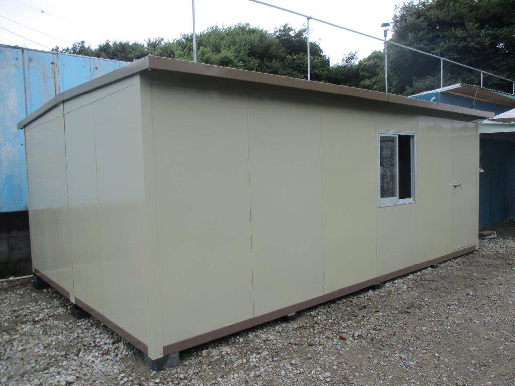 千葉県船橋市　パネルハウス(プレハブ)　会社倉庫