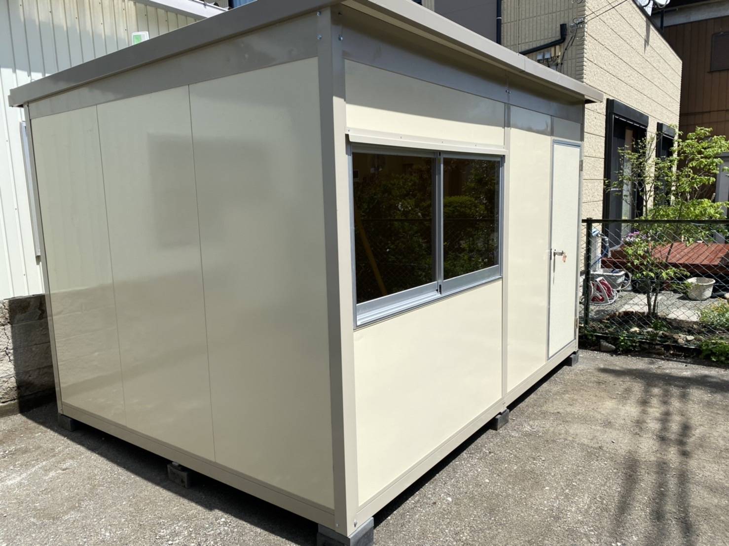 神奈川県厚木市　パネルハウス(プレハブ)　事務所