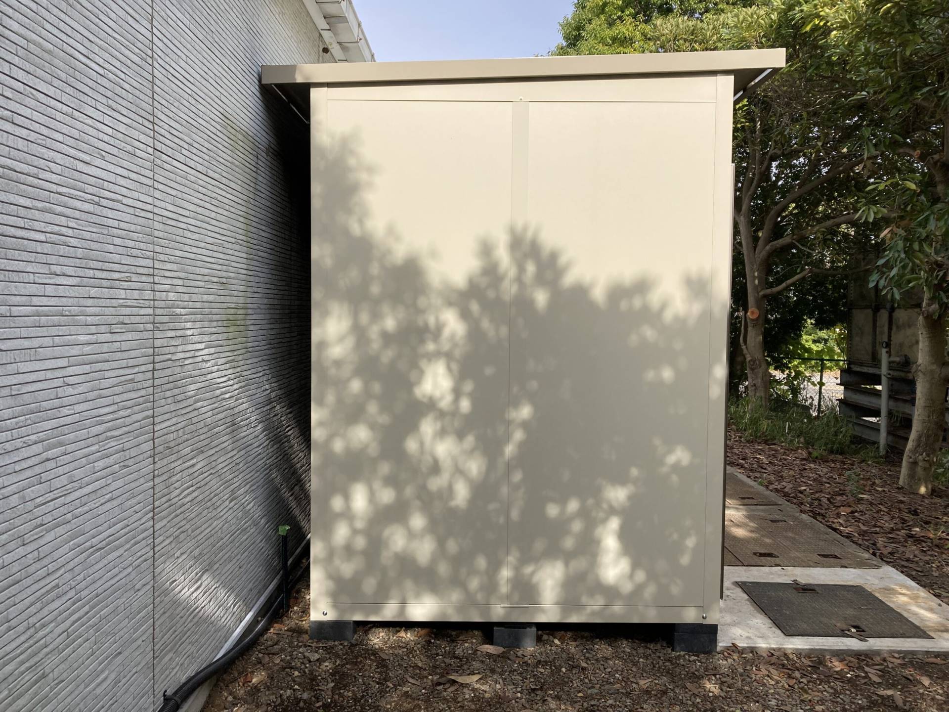 千葉県野田市　パネルハウス(プレハブ)　会社倉庫1