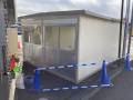 埼玉県さいたま市　パネルハウス(プレハブ)　検温所