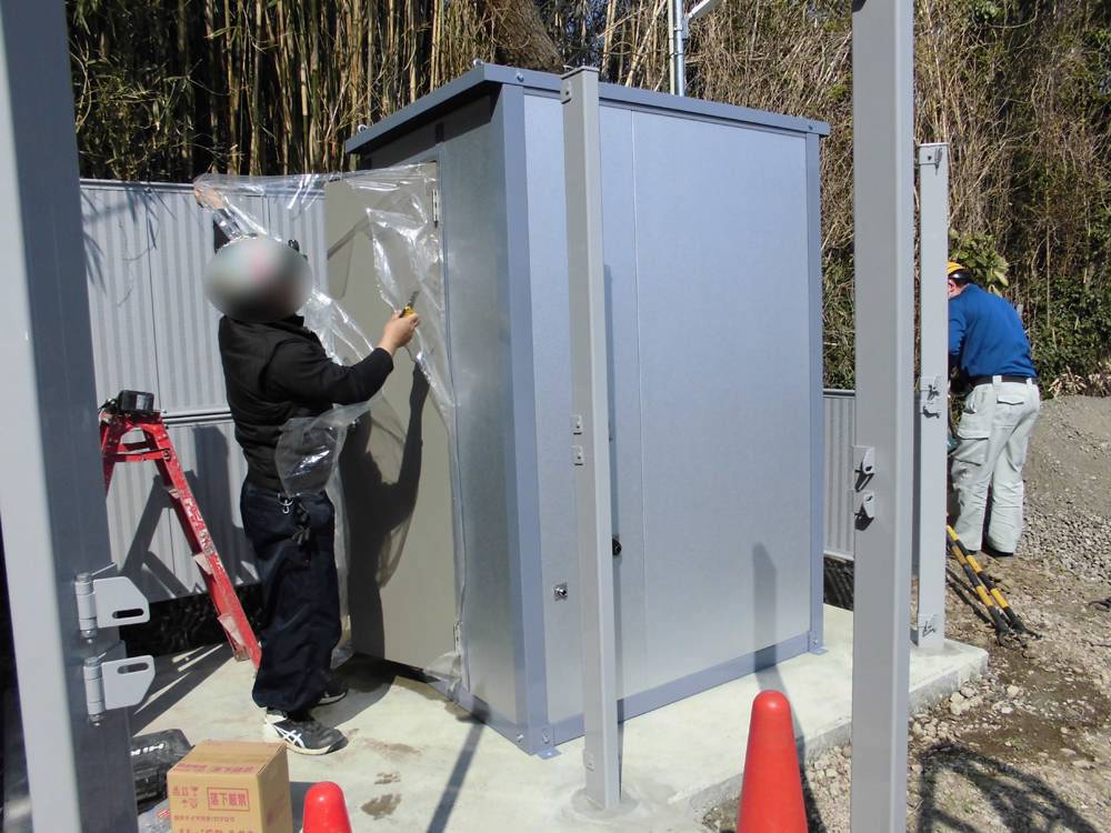 神奈川県平塚市　快適トイレ・屋外トイレ