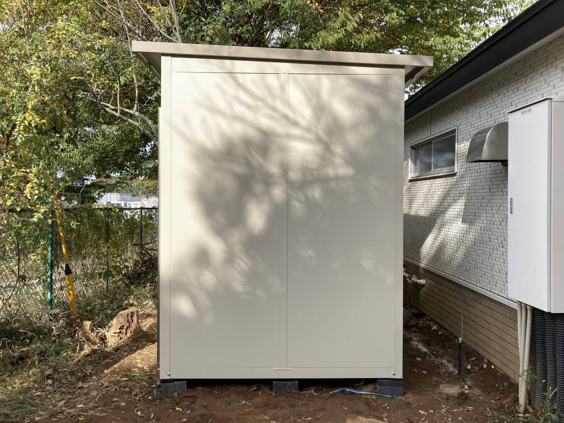 千葉県野田市　パネルハウス(プレハブ)　会社倉庫2