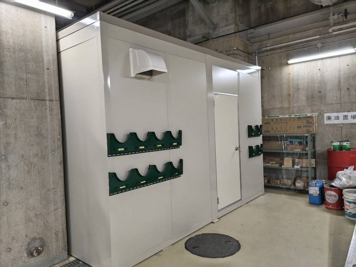 東京都新宿区　パネルハウス(プレハブ)　工事事務所