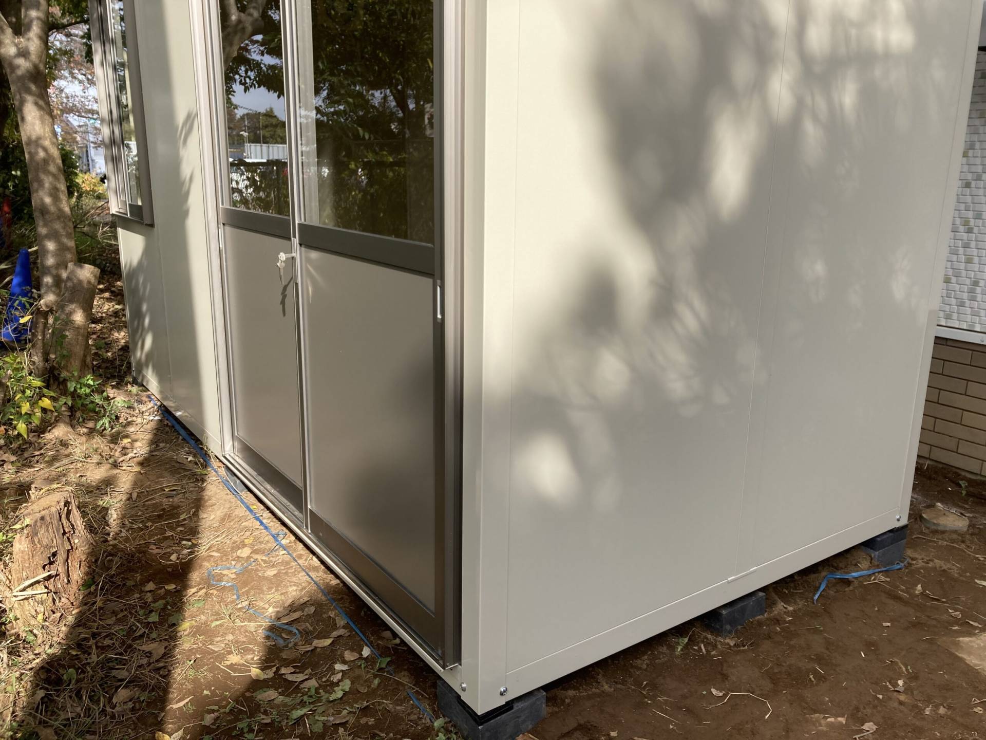 千葉県野田市　パネルハウス(プレハブ)　会社倉庫2