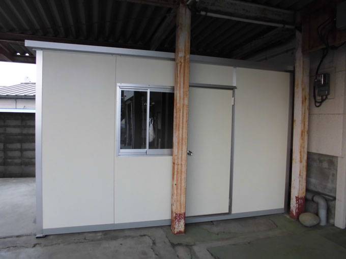 東京都八王子市　S社　パネルハウス(プレハブ)