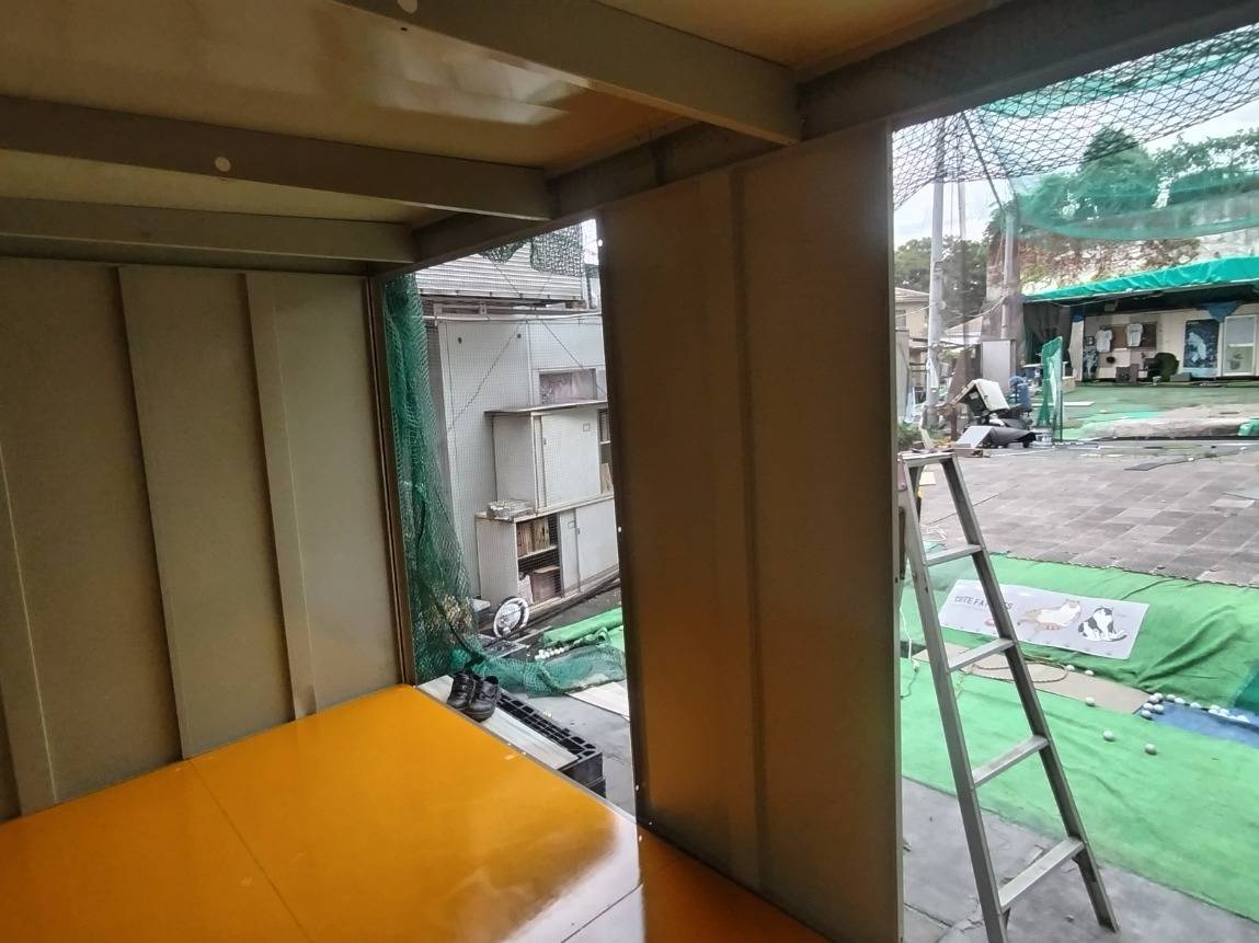 東京都あきるの市　パネルハウス(プレハブ)　物置